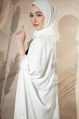 White Rose Abaya