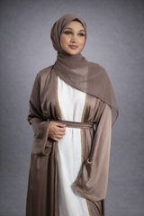 Satin silk abaya adults