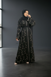 Ayna buttoned down abaya