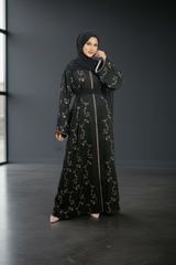 Ayna buttoned down abaya