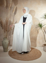 White Rose Abaya