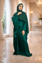 Emerald Flow Abaya