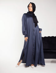 Silk Shirt Abaya