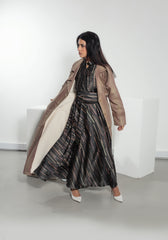 Classic Lined Longline Trench Coat – Modest Ankle-Length Outerwear