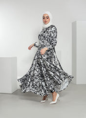 Ebony Petal Abaya