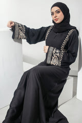 Floral Art Abaya