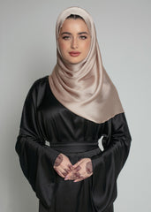 Armani Silk Sofi Abaya in Black