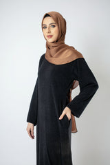 Maxi Jumper Dress in Black