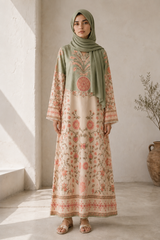 Floral Summer Lawn Kaftan