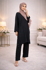 Black kurta set