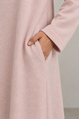 Pink jumper dress