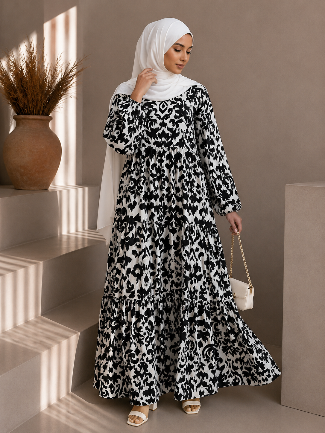 Cotton maxi dress