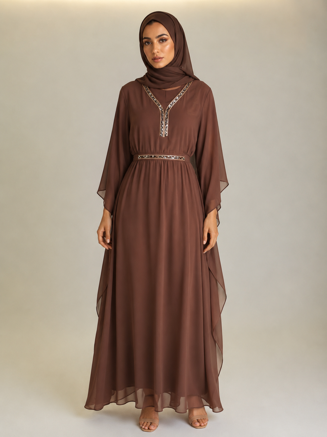 Chiffon kaftan