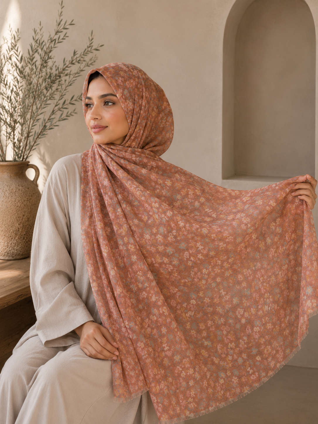 Floral hijabs