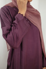 Plum kurta set