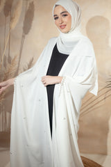 White Rose Abaya