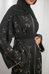 Ayna buttoned down abaya