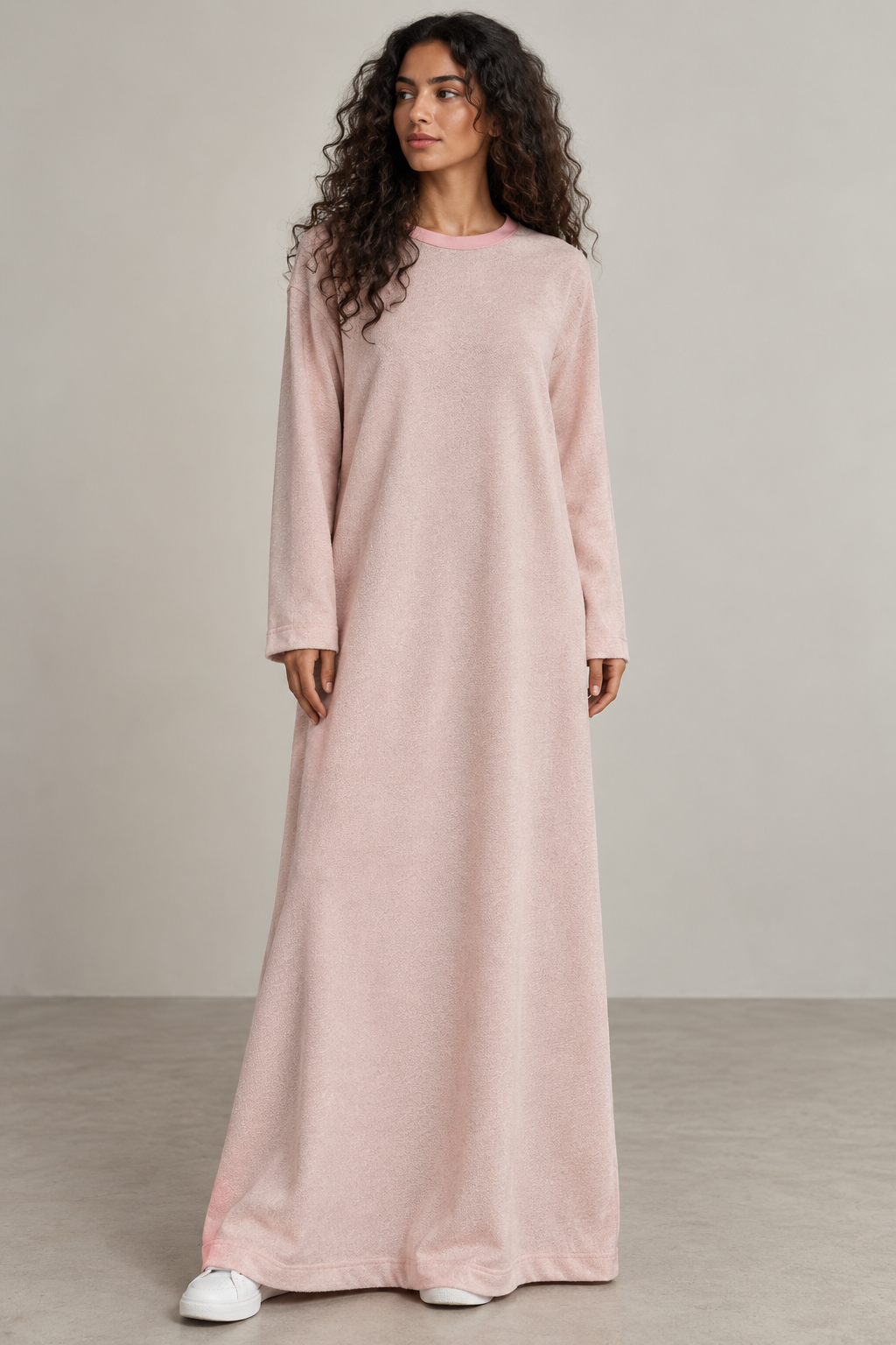 Pink jumper dress