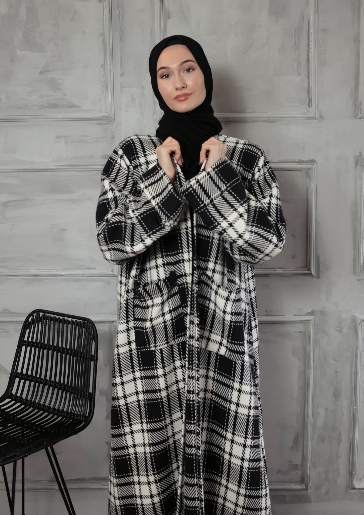 Essential Open Front Coat Abaya – Modest Kimono