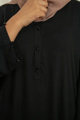 Black kurta set