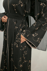 Ayna buttoned down abaya