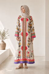 Floral Summer Lawn Kaftan