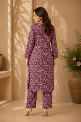 Mauve bloom set
