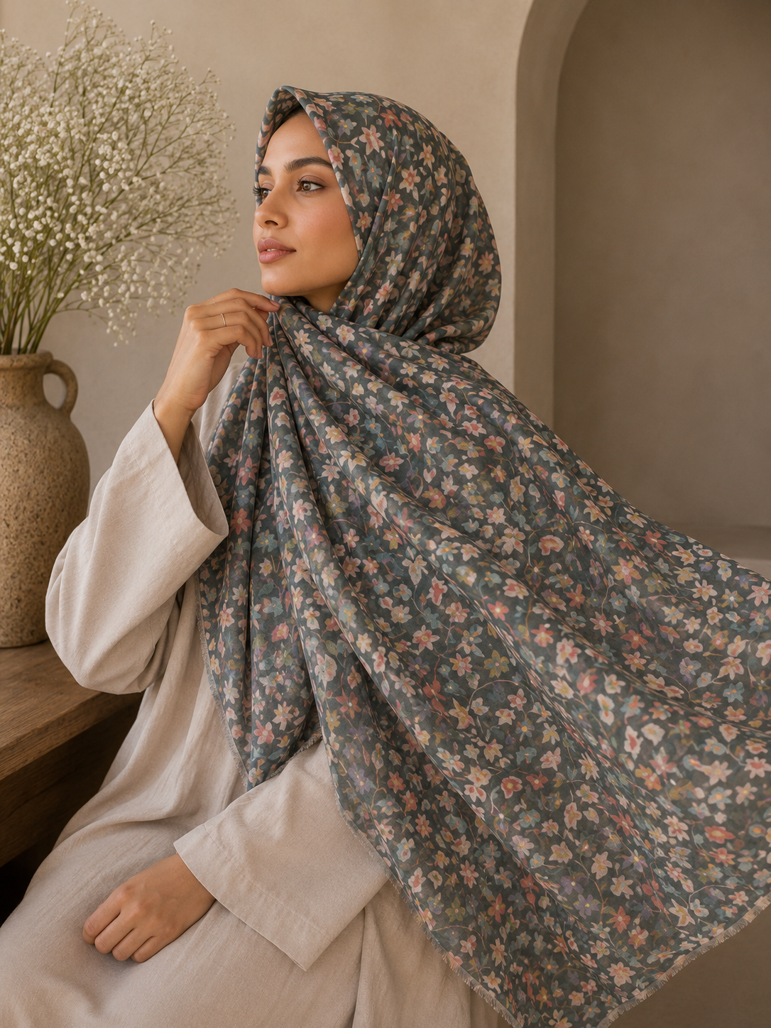 Floral hijabs