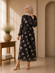 Chiffon maxi dress