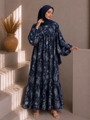 Soft bloom maxi dress