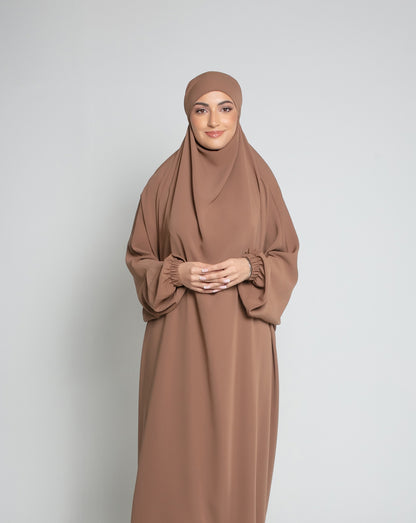 2 Piece Jilbab in Camel