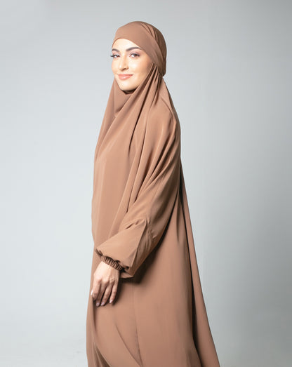 2 Piece Jilbab in Camel