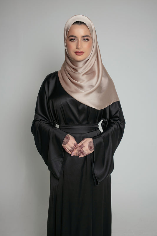 Armani Silk Sofi Abaya in Black