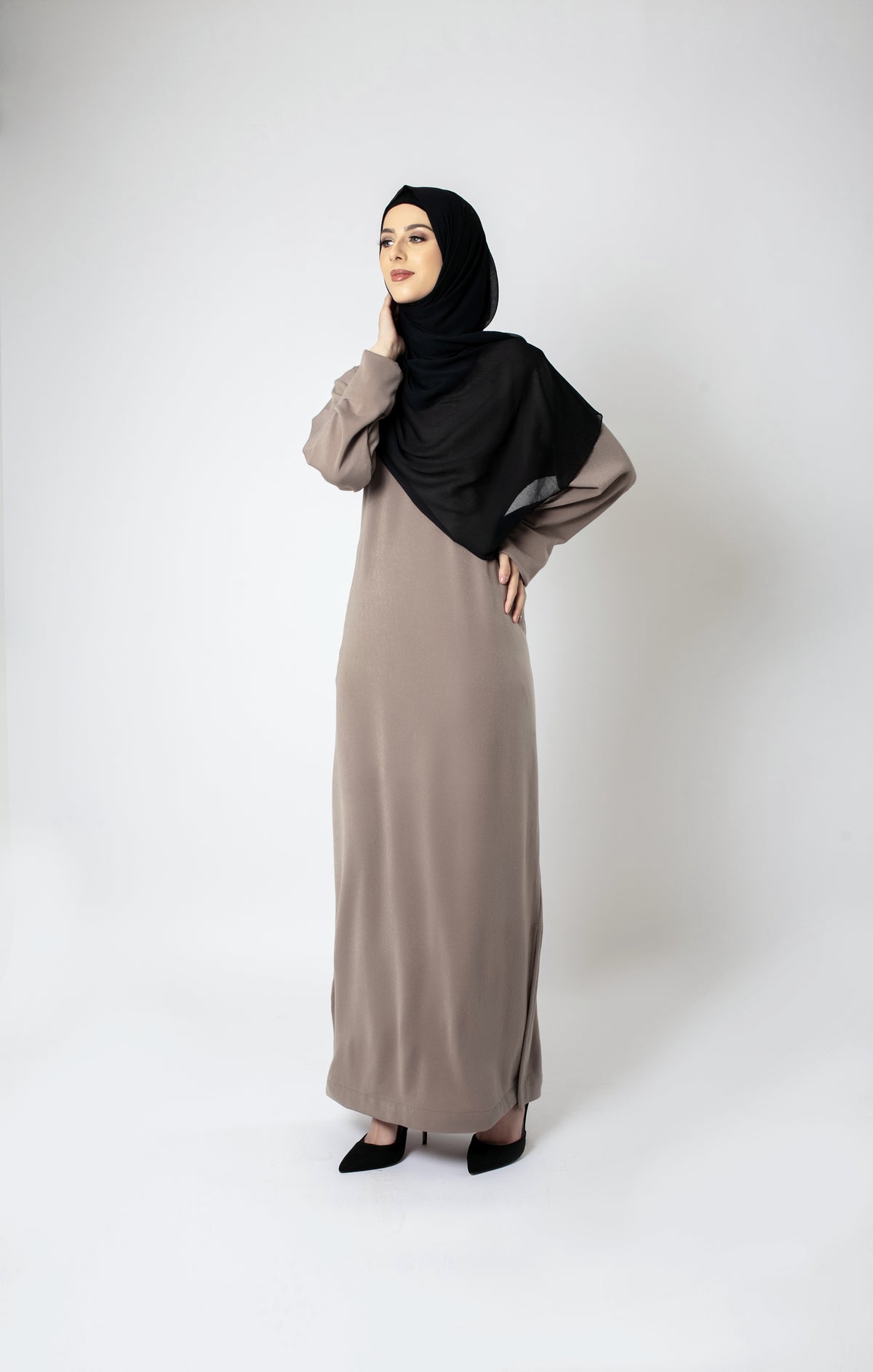 Maxi Jumper Dress in Stone