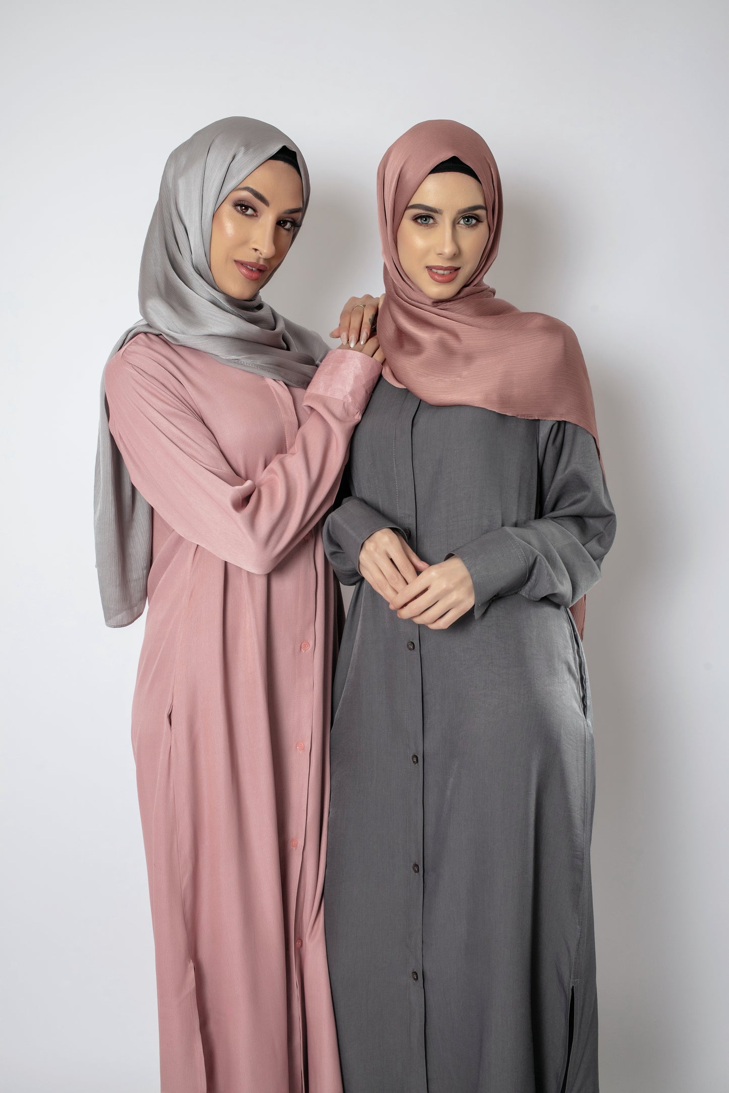 Hania Shirt Dress in Grey