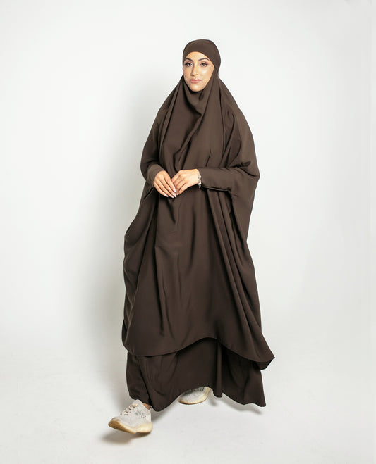 2 Piece Jilbab in Dark Green