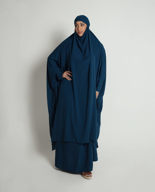 2 Piece Jilbab in Blue