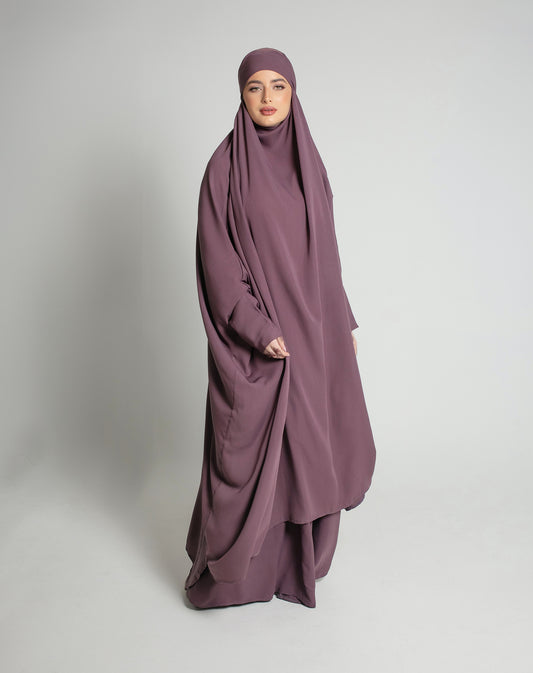 2 Piece Jilbab in Purple