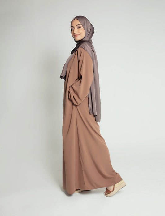 Sultana Plain Abaya in Camel